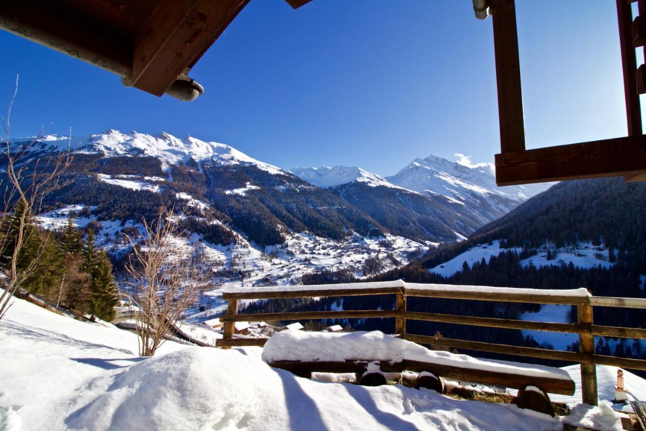 Chalet Abraxas With Astonishing View - Grimentz Villa Buitenkant foto